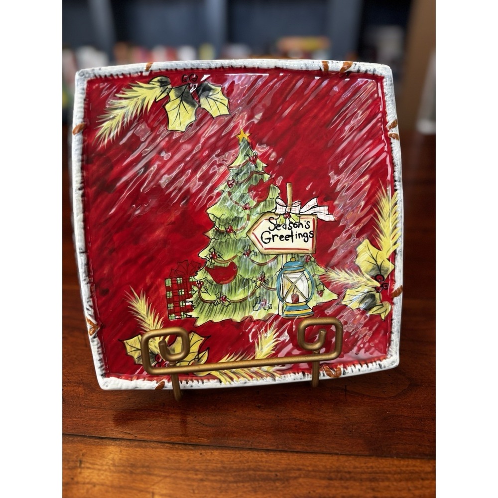 Holiday Lodge Square Platter by Certified International